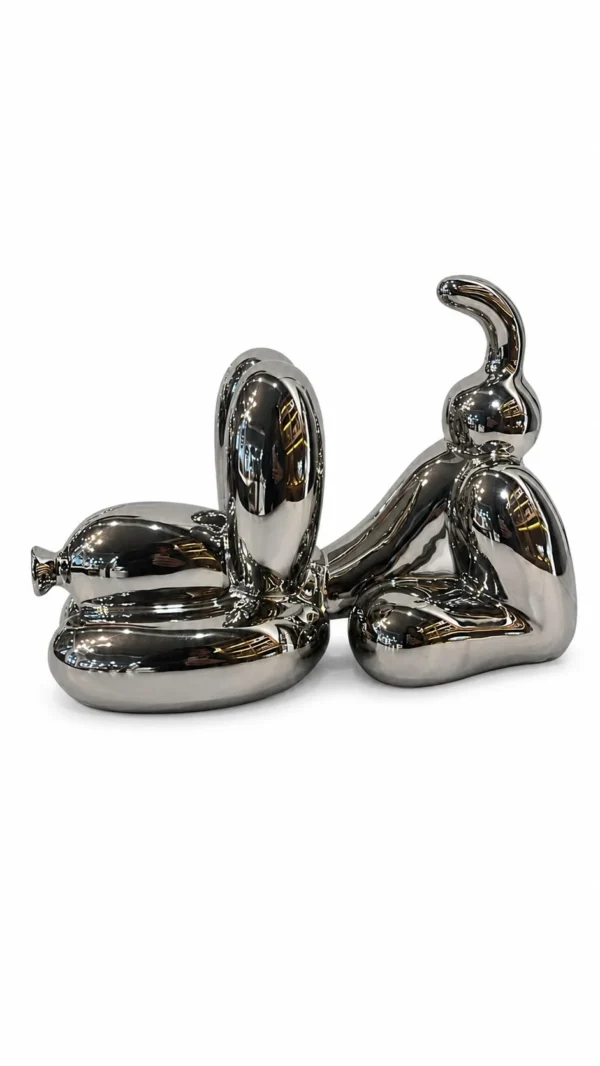 Puppy Silver Balloon