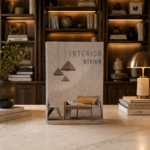 Libro decorativo Interior design