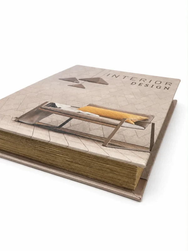 Libro decorativo Interior design